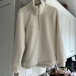 Calvin Klein Zip Pullover Sherpa